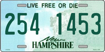 NH license plate 2541453