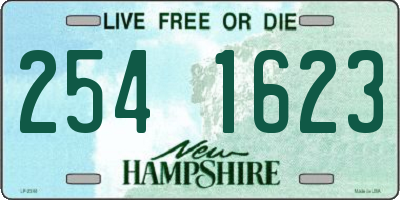 NH license plate 2541623