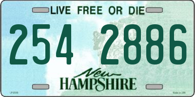 NH license plate 2542886