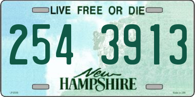 NH license plate 2543913