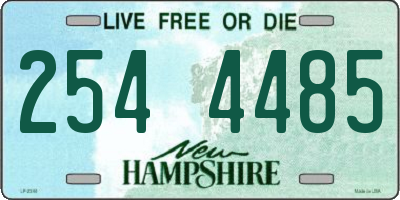 NH license plate 2544485