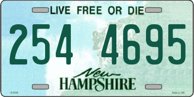 NH license plate 2544695