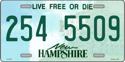 NH license plate 2545509