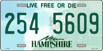 NH license plate 2545609