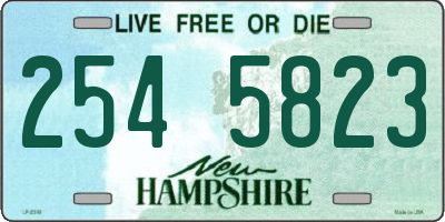 NH license plate 2545823