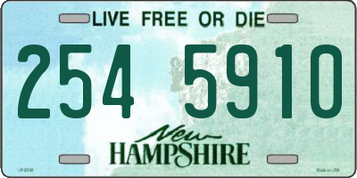 NH license plate 2545910