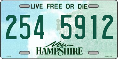 NH license plate 2545912