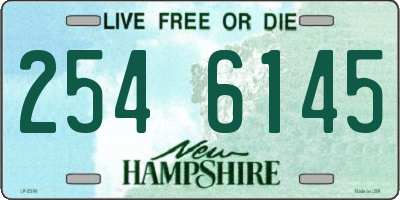 NH license plate 2546145