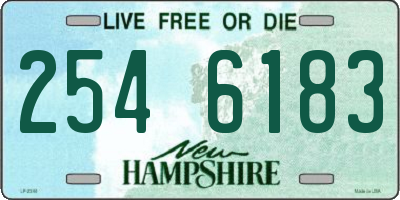 NH license plate 2546183