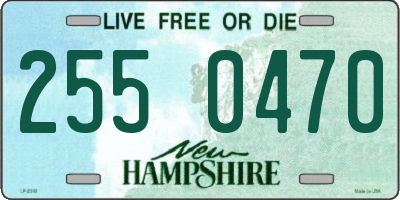 NH license plate 2550470