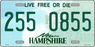 NH license plate 2550855