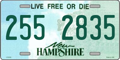 NH license plate 2552835