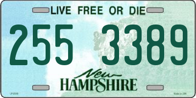 NH license plate 2553389