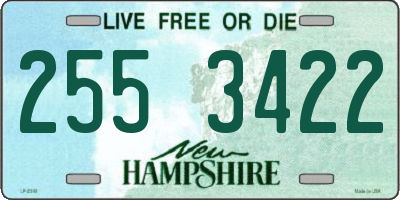 NH license plate 2553422