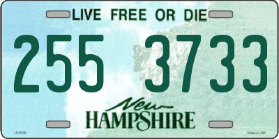 NH license plate 2553733