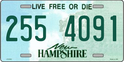 NH license plate 2554091