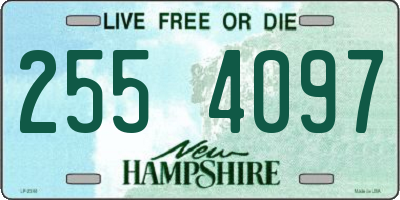 NH license plate 2554097