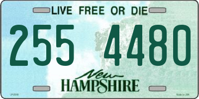 NH license plate 2554480