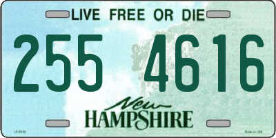 NH license plate 2554616
