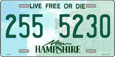NH license plate 2555230