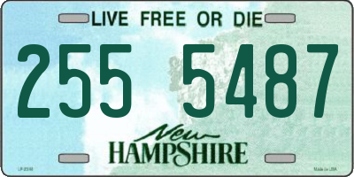 NH license plate 2555487