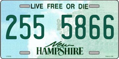 NH license plate 2555866