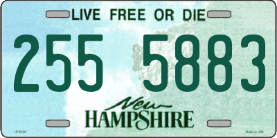 NH license plate 2555883