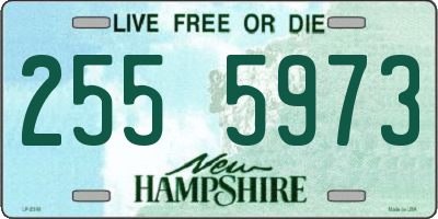 NH license plate 2555973