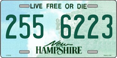 NH license plate 2556223
