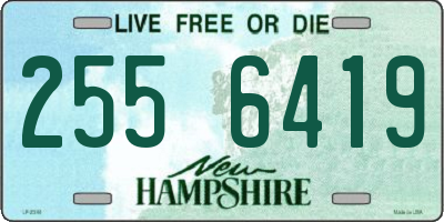 NH license plate 2556419