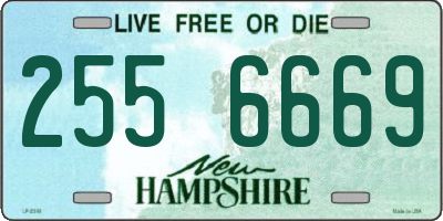 NH license plate 2556669