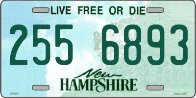 NH license plate 2556893