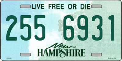NH license plate 2556931