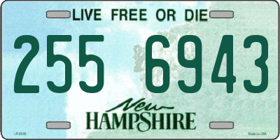 NH license plate 2556943