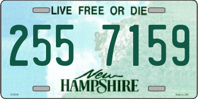 NH license plate 2557159