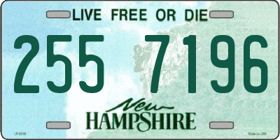 NH license plate 2557196