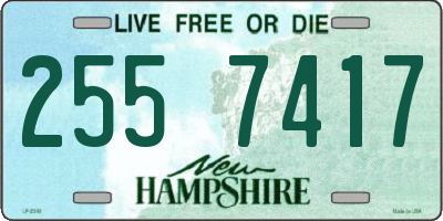 NH license plate 2557417