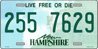 NH license plate 2557629