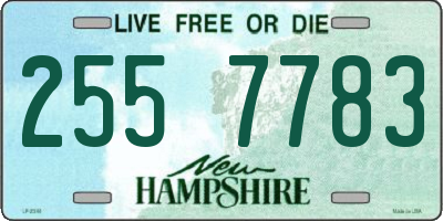 NH license plate 2557783