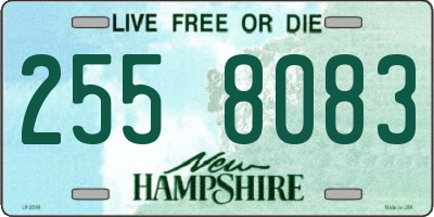 NH license plate 2558083
