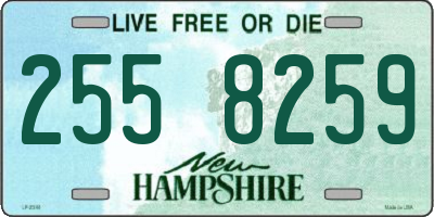 NH license plate 2558259