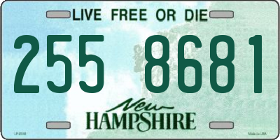 NH license plate 2558681