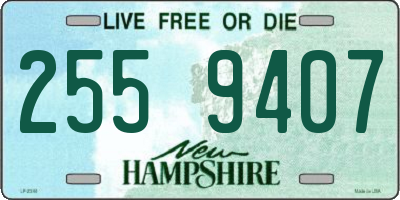 NH license plate 2559407