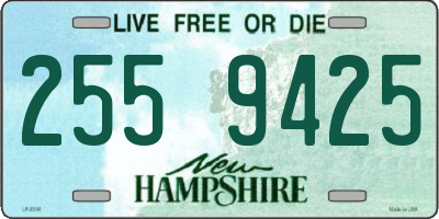 NH license plate 2559425