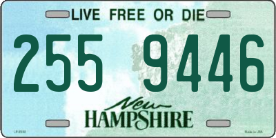 NH license plate 2559446