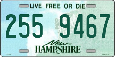 NH license plate 2559467