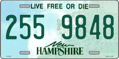 NH license plate 2559848