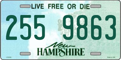 NH license plate 2559863