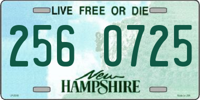 NH license plate 2560725