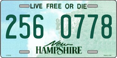 NH license plate 2560778